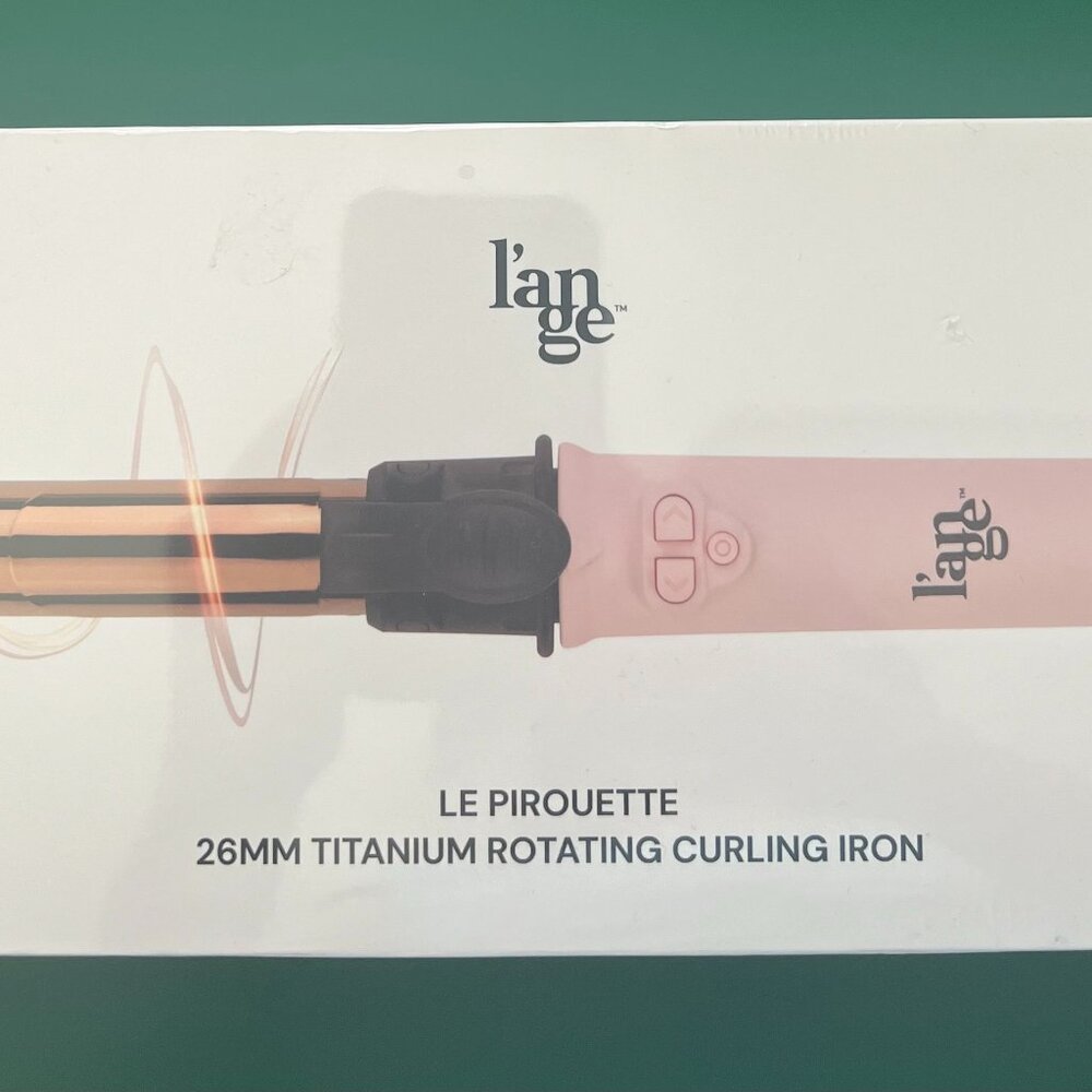 l'ange rotating curling iron 26mm titanium # 2520 sealed